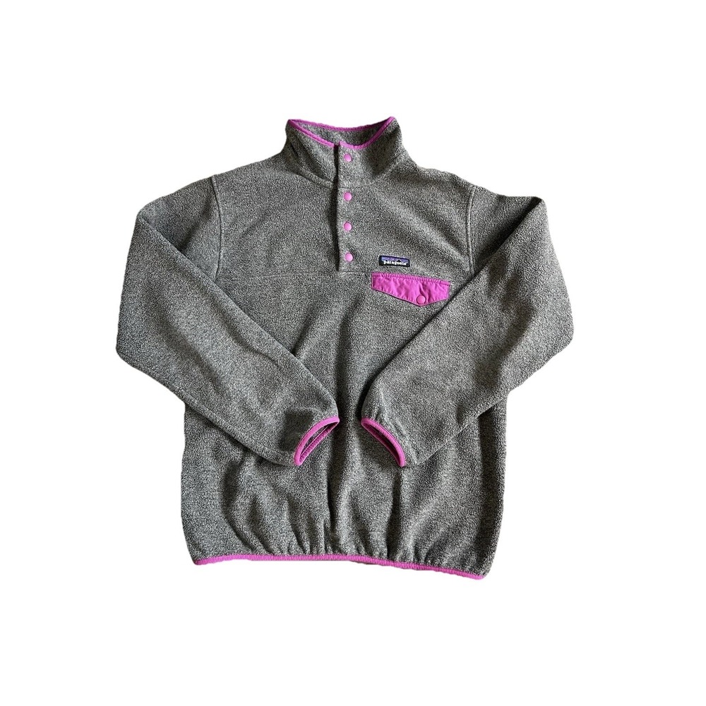 Vintage Women's Patagonia Synchilla Snap T Fleece Sweater Medium